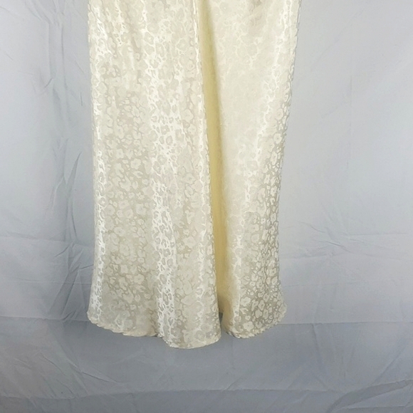 Vintage‎ Erika Taylor Cream Satin Slip Dress - Picture 7 of 7
